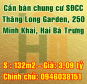 Cần bán chung Cư Thăng Long Garden 250 Minh Khai, Quận Hai Bà Trưng, Hà Nội