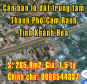 Cần bán lô đất trung tâm Thành Phố Cam Ranh_ Tỉnh Khánh Hòa