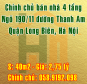 Bán nhà 4 tầng ngõ 190/11 đường Thanh Am, Quận Long Biên, Hà Nội