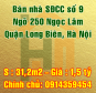 Cần bán nhà Quận Long Biên, số 9 ngõ 250 Ngọc Lâm