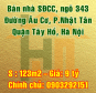 Cần bán nhà SĐCC, ngõ 343 Âu Cơ, Quận Tây Hồ, Hà Nội