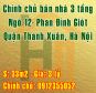 Bán nhà tại Quận Thanh Xuân, số 133/2 ngõ 12 Phan Đình Giót