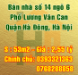 Bán nhà Quận Hà Đông, số 14 ngõ 6 Lương Văn Can