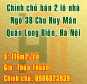 Bán 2 lô nhà ngõ 38 chu Huy Mân, Quận Long Biên, Hà Nội