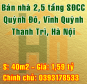 Bán nhà riêng tại Huyện Thanh Trì, Thôn Quỳnh Đô, Xã Vĩnh Quỳnh