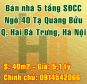 Chính chủ bán nhà Quận Hai Bà Trưng, ngõ 40 Tạ Quang Bửu