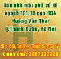 Bán nhà số 18 ngách 131/3 ngõ 69A Hoàng Văn Thái, Quận Thanh Xuân
