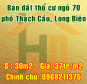 Bán đất thổ cư ngõ 70 Thạch Cầu, Quận Long Biên, Hà Nội