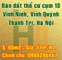Bán đất thổ cư Huyện Thanh Trì,  cụm 13 Vĩnh Ninh, Xã Vĩnh Quỳnh