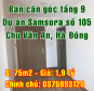 Bán căn góc tầng 9 dự án Samsora số 105 Chu Văn An, Quận Hà Đông, Hà Nội