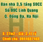 Cần bán nhà Quận Đống Đa, số 99C Linh Quang, Phường Văn Chương
