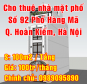 Cho thuê nhà mặt phố số 92 Hàng Mã, Phường Hàng Mã, Quận Hoàn Kiếm, Hà Nội