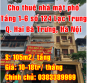 Cho thuê nhà mặt phố Quận Hai Bà Trưng, số 124 phố Lạc Trung