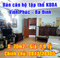 Bán căn hộ tập thể K80A Vĩnh Phúc, Quận Ba Đình