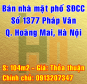 Bán nhà mặt phố số 1377 Pháp Vân - Giải Phóng, Quận Hoàng Mai, Hà Nội