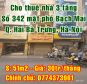 Cho thuê nhà 3 tầng mặt phố 342 Bạch Mai, Quận Hai Bà Trưng, Hà Nội