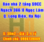 Chính chủ bán nhà số 22 ngách 366/8 Ngọc Lâm, Quận Long Biên, Hà Nội