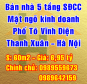 Chính chủ cần bán nhà mặt ngõ phố Tô Vĩnh Diện, Thanh Xuân, Hà Nội