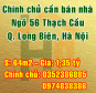 Chính chủ bán nhà ngõ 56 Thạch Cầu, Quận Long Biên, Hà Nội