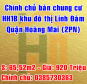 Chính chủ bán căn hộ chung cư HH1B khu đô thị Linh Đàm, Quận Hoàng Mai