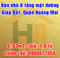 Chính chủ bán nhà mặt đường Giáp Bát, Quận Hoàng Mai, Hà Nội