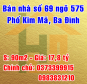 Chính chủ bán nhà số 69 ngõ 575 Kim Mã, Ngọc Khánh,Ba Đình, Hà Nội