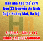 Chính chủ bán nhà tập thể dãy H2 ngõ 33 Nguyễn An Ninh, Quận Hoàng Mai