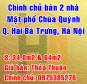 Chính chủ bán nhà Phố Chùa Quỳnh, Quận Hai Bà Trưng, Hà Nội