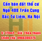 Chính chủ bán đât thổ cư ngõ 408 Trần Cung, Cổ Nhuế 1, Quận Bắc Từ Liêm