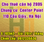 Chính chủ cho thuê căn hộ chung cư Center Point 110 Cầu Giấy, Hà Nội