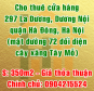 Chính chủ cho thuê cửa hàng 297 La Dương, Dương Nội, Hà Đông (mặt đường 72)
