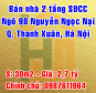Chính chủ bán nhà ngõ 98 Nguyễn Ngọc Nại, Phường Khương Mai, Quận Thanh Xuân