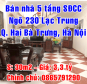 Chính chủ bán nhà ngõ 230 Lạc Trung, Quận Hai Bà Trưng, Hà Nội