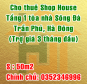 Cho thuê Shop House chung cư Sông Đà, ngõ 129 Trần Phú, Hà Đông