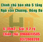 Chính chủ bán nhà ngõ Văn Chương, Quận Đống Đa, Hà Nội